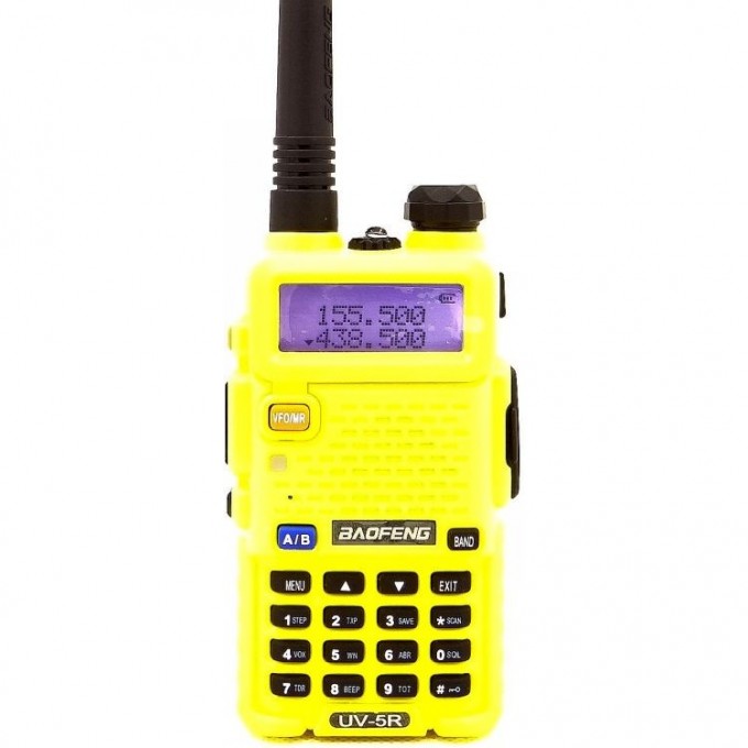 Рация BAOFENG UV-5R желтая UV-5R_yel