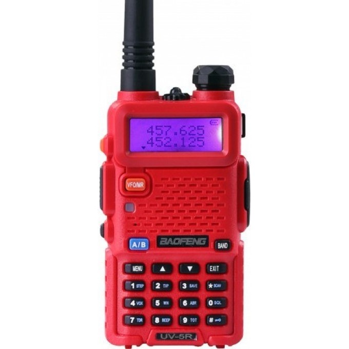 Рация BAOFENG UV-5R красная UV-5R_red